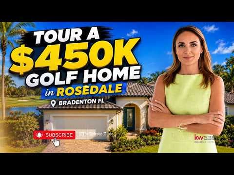 Tour a $450k Golf Home in Rosedale Bradenton FL | Amanda LeGault