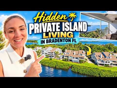 Hidden Private Island Living in Bradenton FL | Tidy Island Tour w/ Amanda LeGault